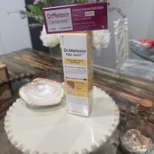 Dr Melaxin Exfoliant Rice Ampoule & volume balm